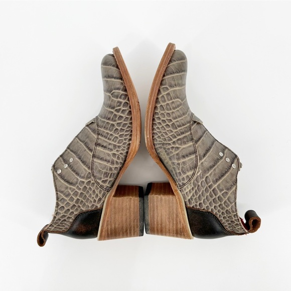 Freebird Sadie Leather Booties - Picture 6 of 8